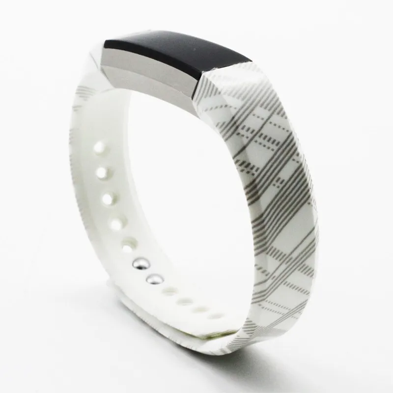 Patterns Large & Small Silicone Fitbit Alta Wristbands Sports Smart DIY Watch Bands Bracelet Strap Replacement in 20 Colors (44)