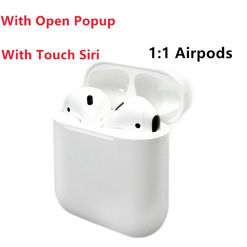 

Newest Pop-up 1:1 Brand Wireless Headset support Pop-up function Touch Earbuds For iPhone 7 8 plus X XS Max