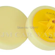 " высокое качество автомобиля полировальная Подушка Мягкие Бафф накладку с m14/m16(американский материал w-8000 Полировочная как мегуиэра стиль