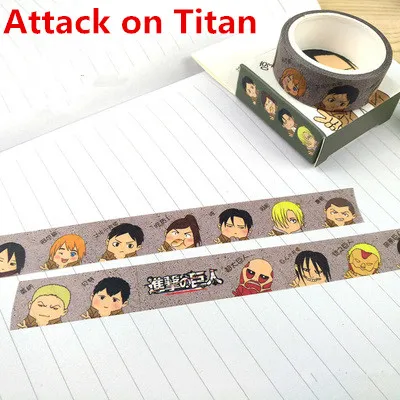 Anime NARUTO Akatsuki Uchiha Itachi Cosplay Props Kawaii 1.5cm*5m Adhesive Tape DIY Sticker Painting Tape Label Masking Tape New