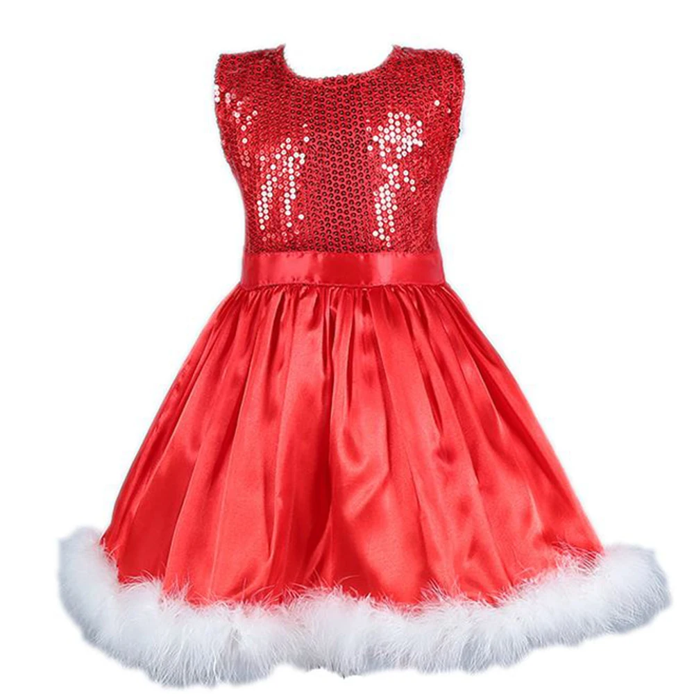 Лидер продаж, рождественское платье с блестками детская одежда г. модная детская праздничная одежда для девочек, платья для девочек, платье принцессы Детские платья