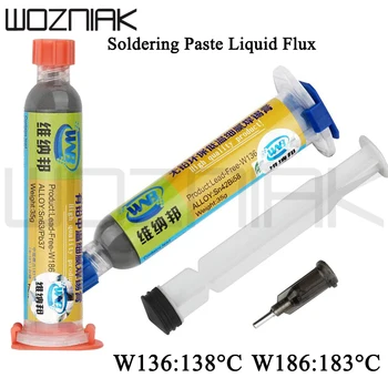 

10cc Soldering Paste Liquid Flux 35g Leaded Stencil Welding Tool Low Temperature Melting Point 138C 183C Tin Solder Paste