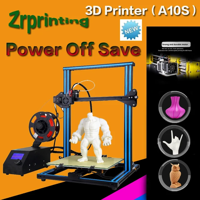 Best Offers A10S 3D Printer - Upgrade Dual Z Rod axis - DIY Desktop Kit - With PLA Filament 3d printer stereo printer Best Offers A10S 3D Printer - Upgrade Dual Z Rod axis - DIY Desktop Kit - With PLA Filament 3d printer stereo printer