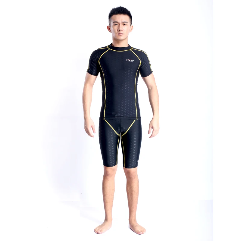 2016 New Men Sport Gym Unitard One Piece Swimsuit Man Body Suit