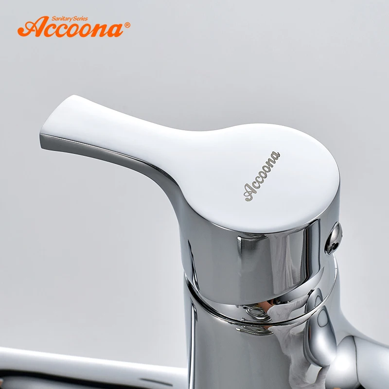 Günstig Accoona Becken Wasserhahn Dusche Haed Tap Kalten Und Heißer Griff Bad Armaturen Untere Horizontale Becken Chrom Waschbecken Armaturen A9790