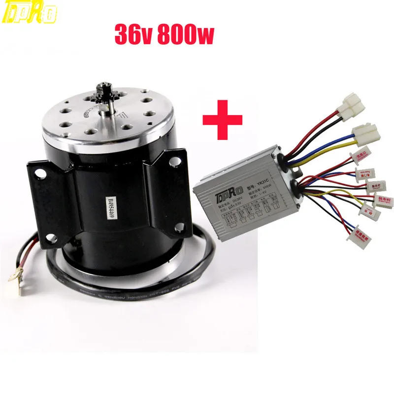 

MY1020 800W 36V DC Electric Start Motor + Speed Controller Box Scooter Minibike