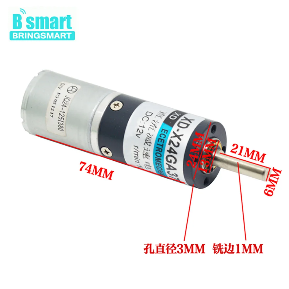 

Wholesale 24GA370 Micro Dc Gear Motor With 12V And 24V Motor Planetary Gear, High Torque Reversed Adjust Speed For DIY etc.