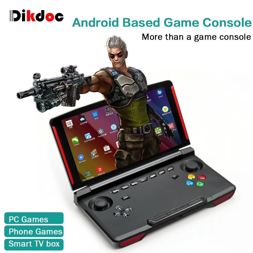 

5.5 Inch Android Based Handheld Game Console Support Phone Games PC Games PUBG PS FC 16 Smulators HDMI Output Also Smart TV Box