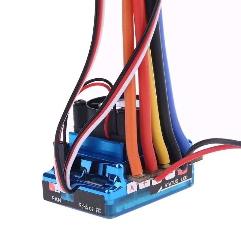 120A Waterproof Sensored Brushless Speed Controller ESC for RC Car Truck Crawler