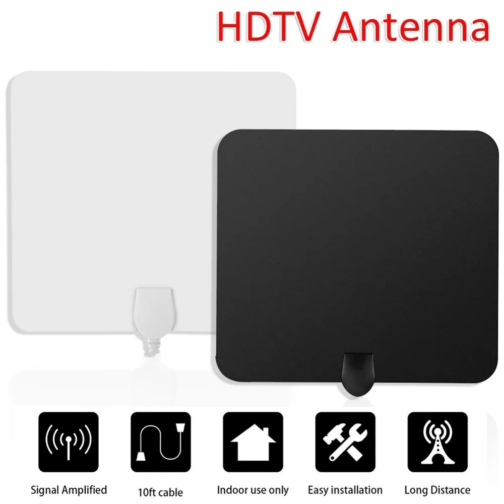 NEW OTA TV Antenna Indoor HD Digital TV Antenna Amplifier Signal Over