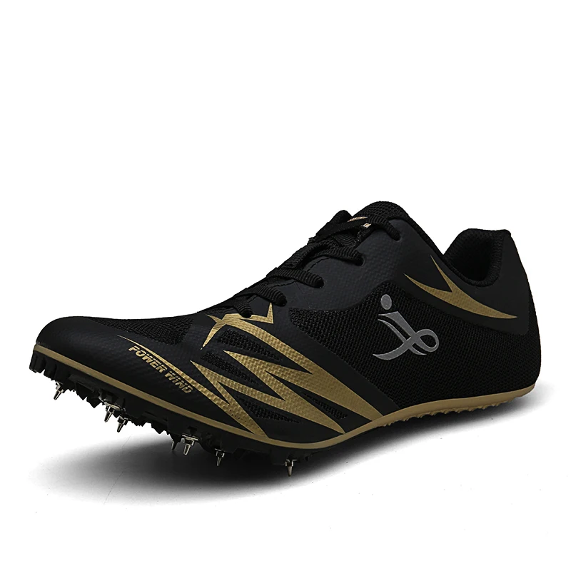 Koop Mannen Vrouwen Atletiek Schoenen Outdoor Sport Spikes Sneakers Man Vrouw Sportschoenen Tieners Run Schoenen