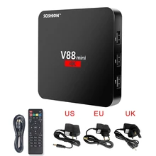 OOTDTY V88 Mini Android 6.0 PC Smart TV Box Set Top Box WiFi Media Player Bluetooth 4.0