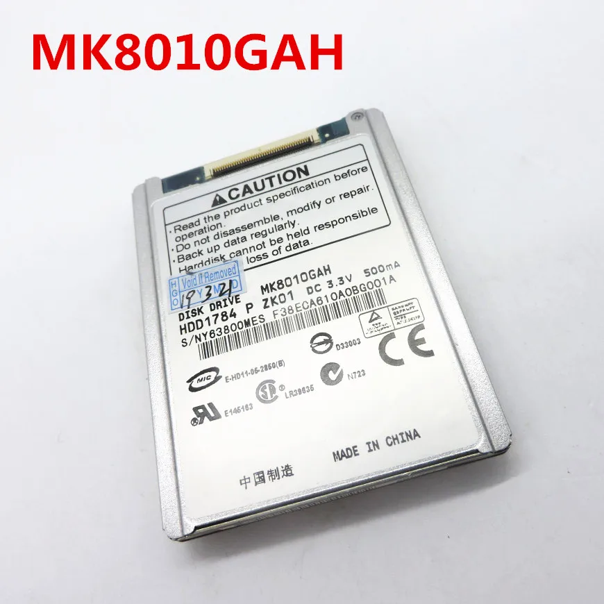 100% новый 1 8 &quotMK8010GAH 80GB ZIF CE HDD обновление 5.5th жесткий диск | Электроника