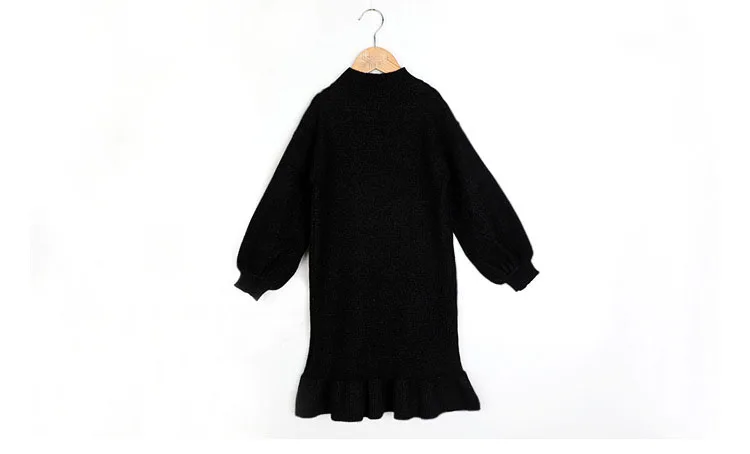 knitting sweater dresses for girls 11 10 years ruffles long sleeve little big girls princess dresses kids teenagers clothing  5 6 7 8 9 10 11 12 13 14 15 16 years little teenage big girls  children dress girls princess dress girls dress kids (11)