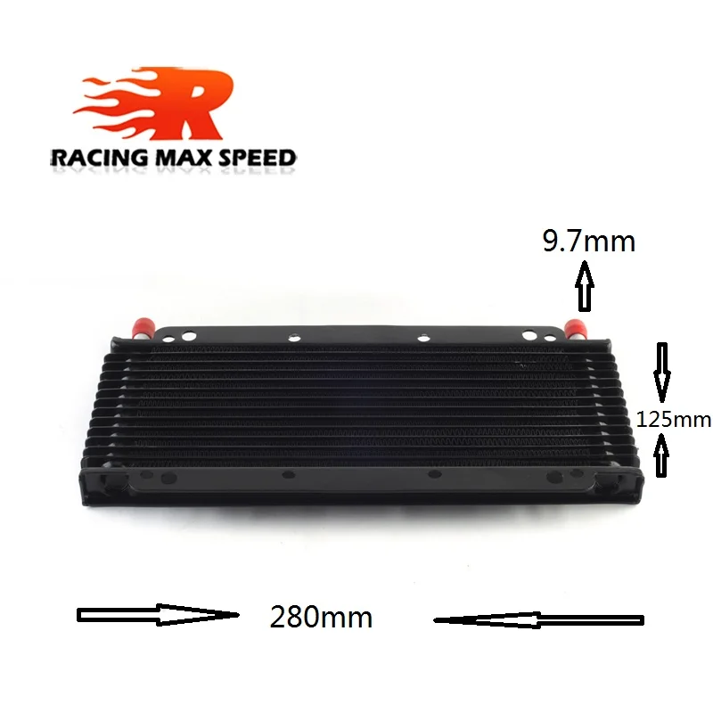 

High Quality Universal 280mm Motorcycle Multi storey oil cooler 13&17&18&25&27&28&30&32 row SO-09