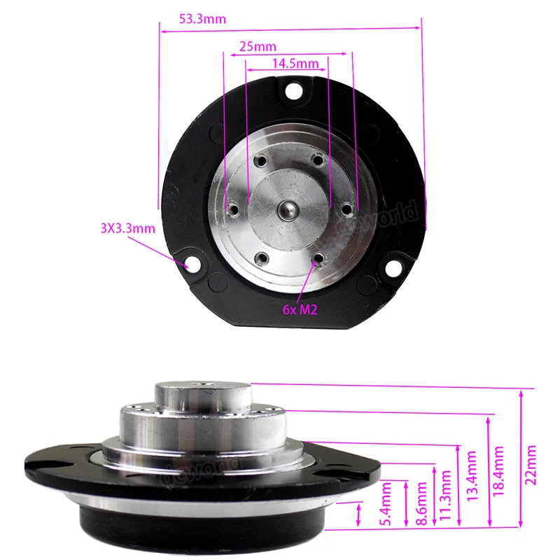 DC 512V Hard Drive Motor Fluid Dynamic Bearing Motors High Speed Mini