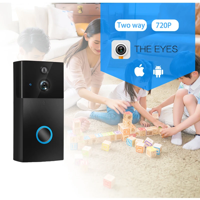 WIFI Doorbell Camera 720P IP Video Intercom WI-FI Video Door Phone Door Bell For Apartments IR Alarm Wireless Security Camera WIFI Doorbell Camera 720P IP Video Intercom WI-FI Video Door Phone Door Bell For Apartments IR Alarm Wireless Security Camera
