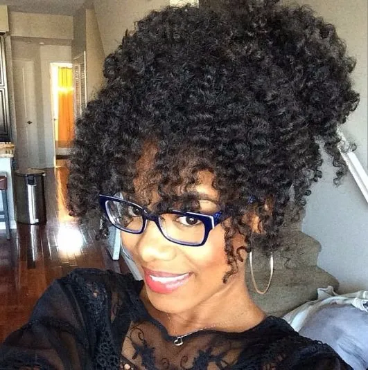 kinky curly hair