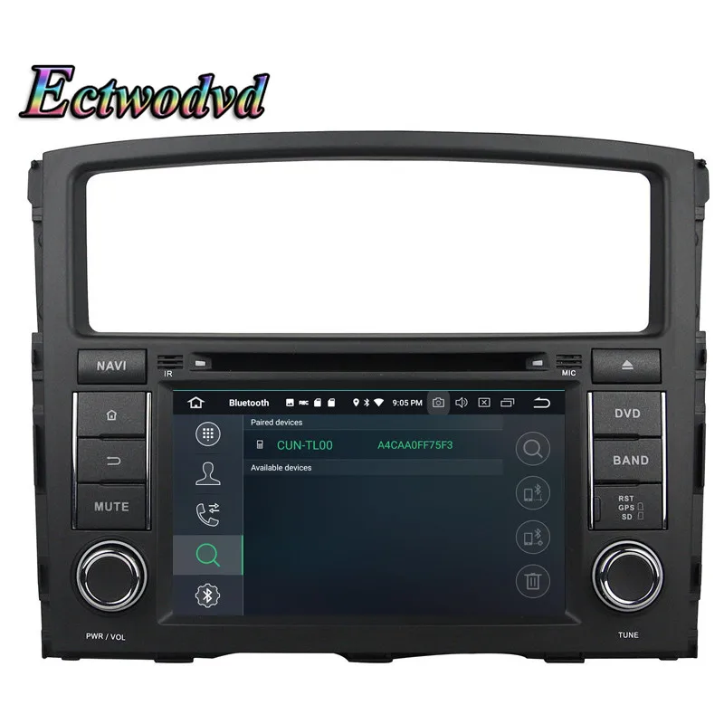 Cheap Ectwodvd Octa Core 4G RAM 64G ROM Android 9.0 Car Multimedia DVD Player GPS HeadUnit for Mitsubishi PAJERO V97/V93 (2006-2011) 10