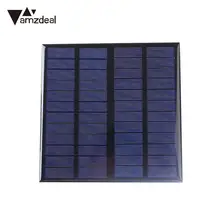 Amzdeal портативная 3 Вт 12 В поликремниевая солнечная панель DIY Солнечная энергия Солнечное зарядное устройство полимерный материал
