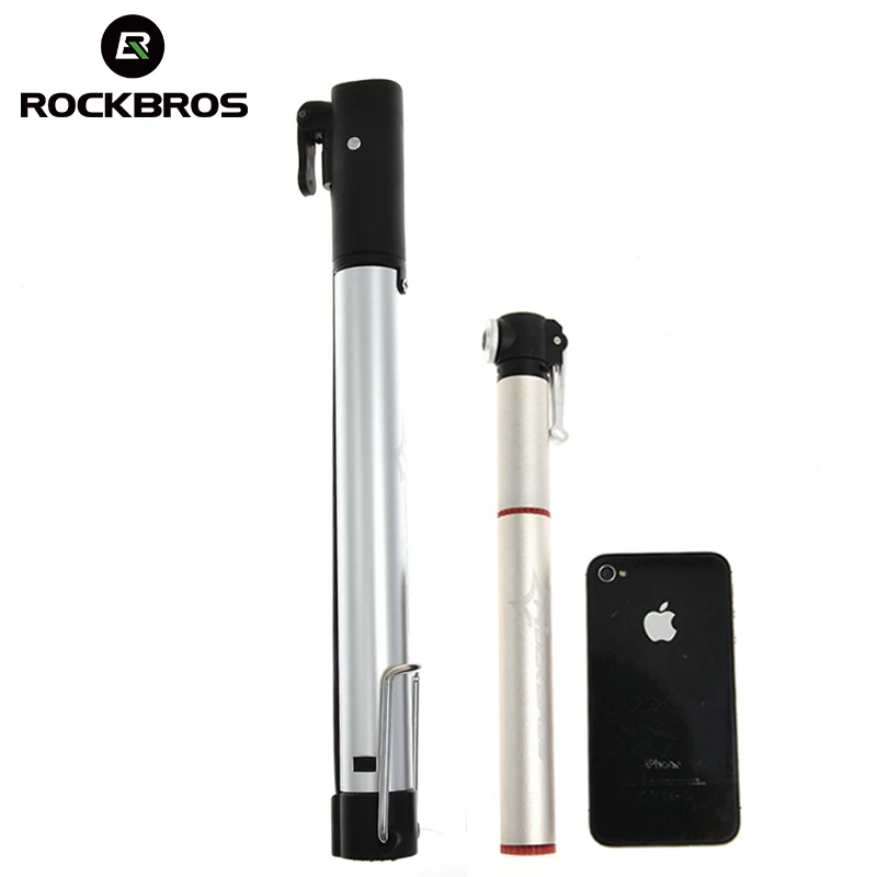 ROCKBROS высокое давление алюминиевый сплав мини 120psi велосипедный насос Портативный