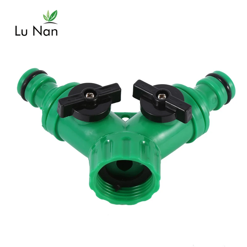 

Lu Nan 1/2 " Y Connector Resealable Tape Quick Coupling Drip Irrigation System Adapter 2-way Valve Garden Irrigation 3 / 4 "