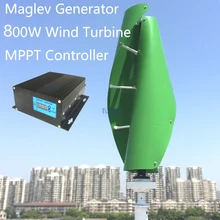 Nova chegada 24V48V Do Gerador de Vento 800 w Turbina Eólica de eixo Vertical com 800 w vento controlador híbrido solar para casa uso