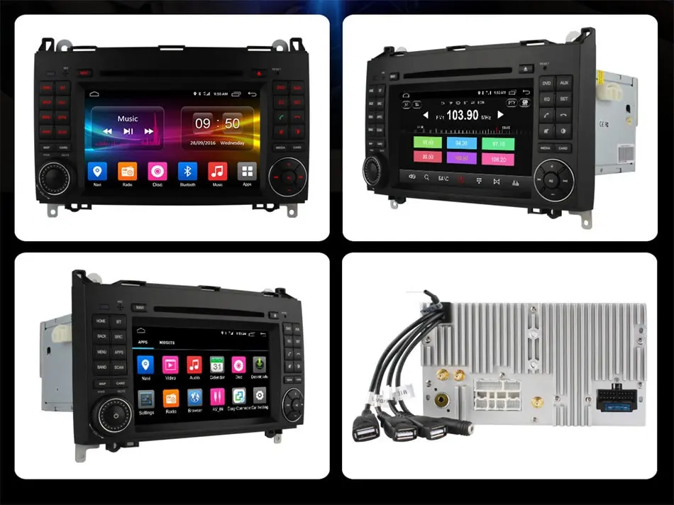 Sale Ownice 4G SIM LTE Android6.0 8 Core 32G ROM Car DVD GPS Navi For Mercedes A-class W169 Sprinter W209 Crafter Viano Vito LT3 W245 18
