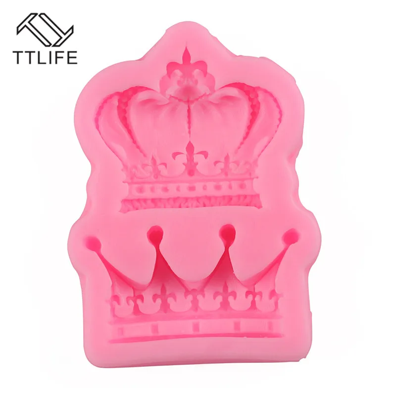 TTLIFE 3D короны король королева принцесса силиконовая форма для помадки торт кекс
