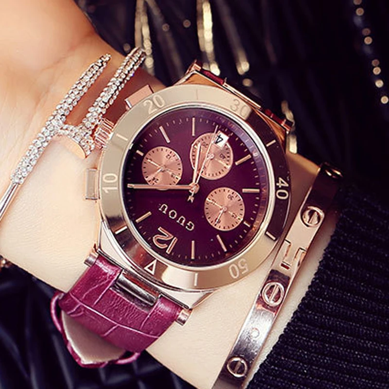 Feminino Auto Saat Relogio Watch 1