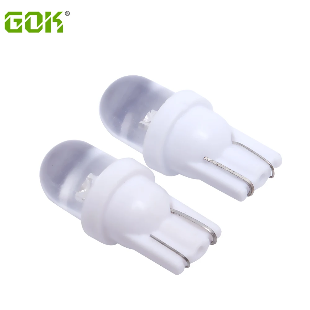 

10 X T10 W5W 194 168 1 LED convex Wedge bulb t10 1LED lamp door lamp instrument lamp Dashboard lamp white red blue