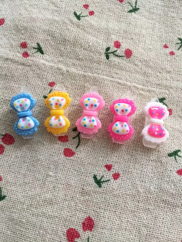 

2016 New Cute Gift Handmade SUPER Mini BB 2.5cm Clip Dog Bows Pet Hair bows Pet Grooming