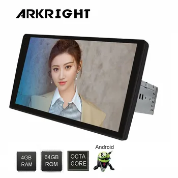 

Android 8.1 IPS 2.5D Curved Screen 9 Inch Single Din Built-in DSP 4GB+64GB HD GPS Navi Wifi Rear View Camera Universal Car Radio