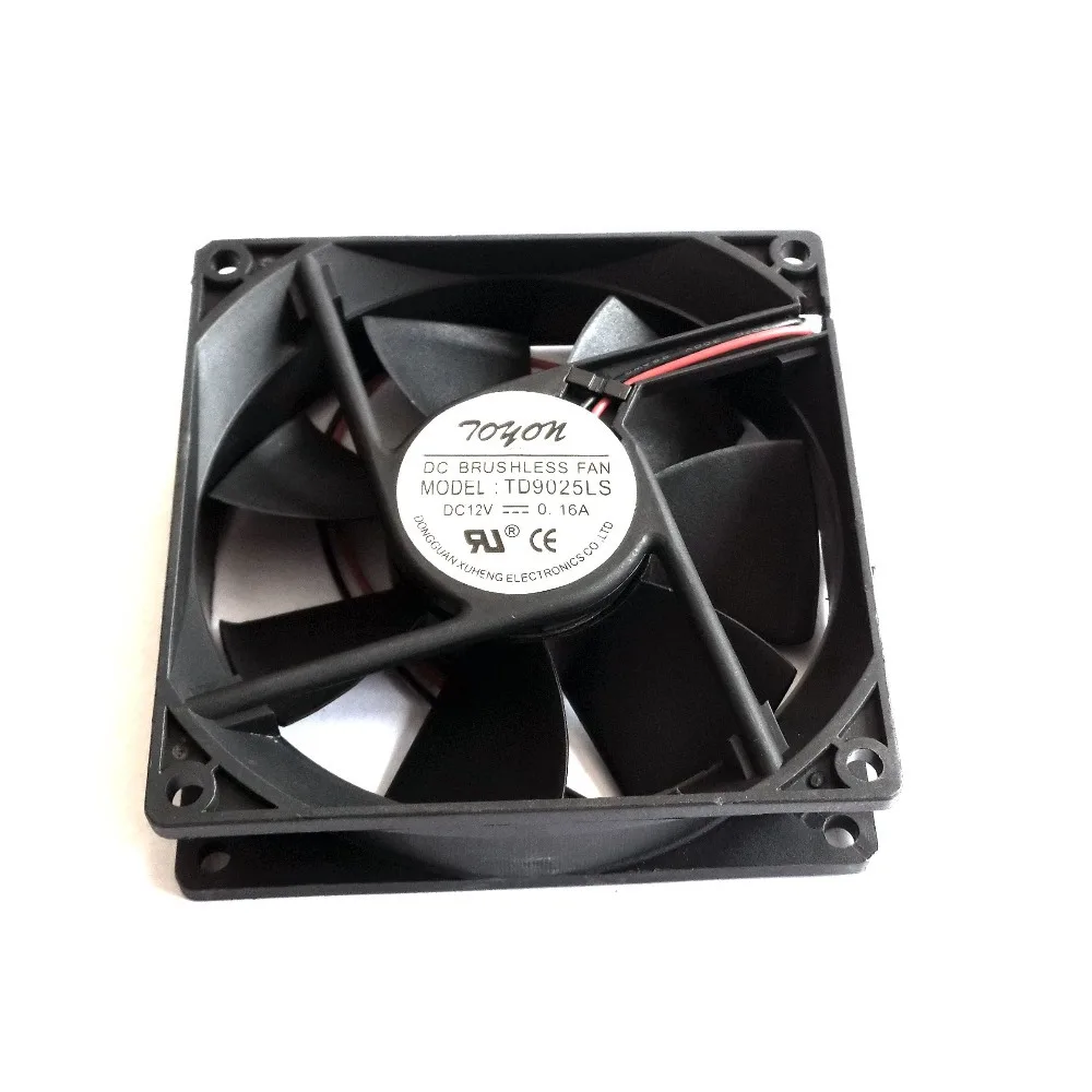 

2pcs/set TD9025LS 12V 0.16A 90x90x25mm Hydraulic Bearing Quiet Cooling Fan For Computer CPU Case Power Cooling