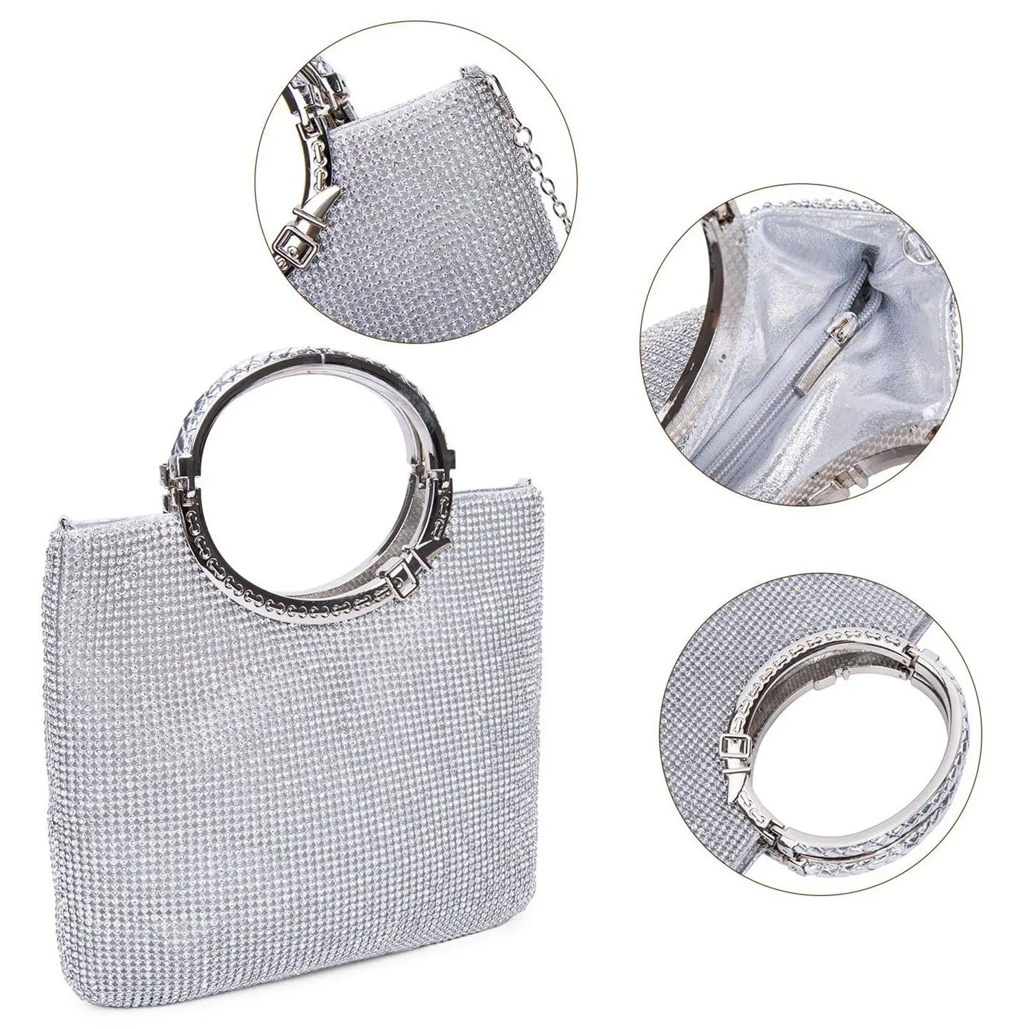 2018 new hotsale fashion high quality lady bags Women's Handbag Rhinestone + satin Bag Evening Bags Wedding Clutch Purse 2018 new hotsale fashion high quality lady bags Women's Handbag Rhinestone + satin Bag Evening Bags Wedding Clutch Purse