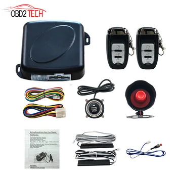 

Car One Start Stop Engine System Lock Ignition Button Keyless Entry System Go Push Button Engine Alarm System