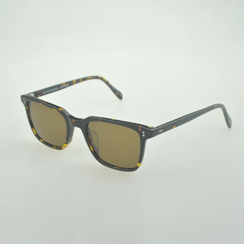 Новая мода OV5031 мужские поляризованные солнцезащитные очки, солнцезащитные очки для вождения очки прямоугольник Тень для мужчин NDG Oculos masculino мужской - Цвет линз: Tortoise VS Brown
