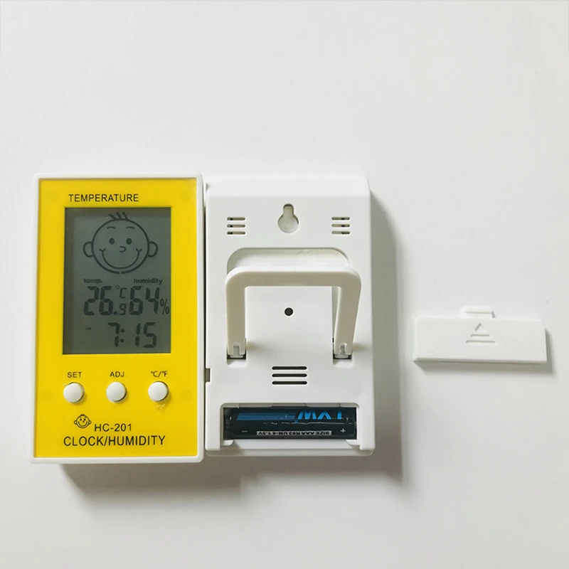 CX-201 ЖК цифровой Комнатный термометр гигрометр ребенок улыбка плача лицо фиксатор температуры измеритель влажности Крытый Открытый