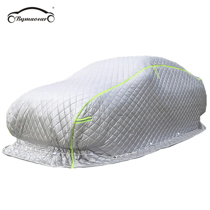 Car cover winter thickening / warm. Anti-ice. Snow cover - Название цвета: Silver