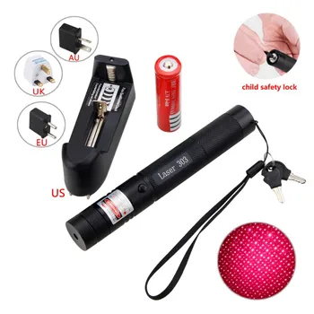 

18650 Mini Laser Flashlight RED 650nm Adjustable Focus Laser Pointer Laser Pen Light Beam Presentation Powerpoint Presenter