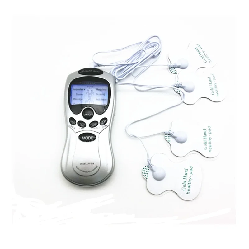 B1013 tens massager electric pulse stimulator with 4 electrode pad sticker (2)