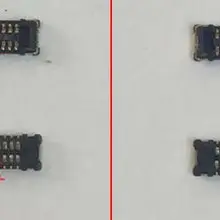 50 компл./лот(100 шт) для iPad 6 AIR2 AIR 2 коннектор для Тач-скрина дигитайзер FPC разъем на материнской плате длинный+ короткий