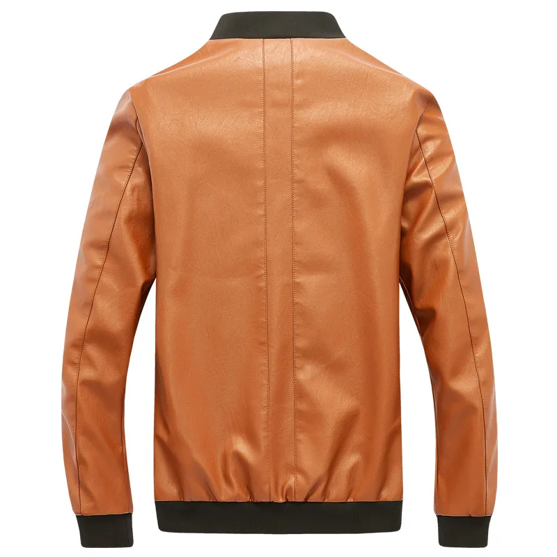 Mountainskin 2018 New Men's Leather Jackets Motorcycle PU Jacket Autumn Casual Leather Coats Slim Fit Mens Brand Clothing SA589