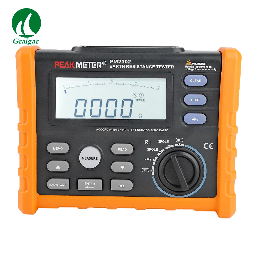 Buy PM2302 Digital Earth Ground Resistance Tester