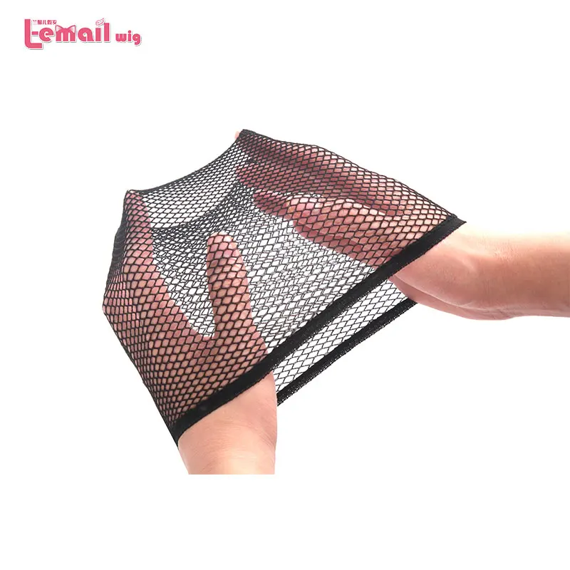 

L-email wig 5Pcs Elastic Unisex Stocking Wig Liner Cap Snood Nylon Stretch Weaving Mesh Net Breathable Fishnet Elastic Wig Caps