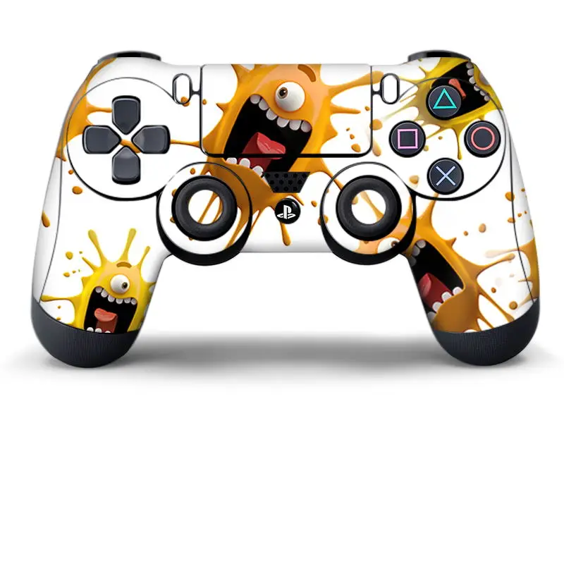 02 Защитная крышка-лягушка для PS4 контроллера для Playstation 4 Pro Slim Decal аксессуары 15 видов стилей - Цвет: 02