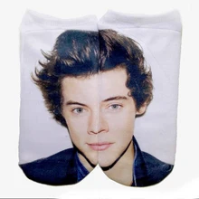 Женские носки со знаменитостями для девочек, повседневные носки Harajuku с забавными персонажами, короткие носки унисекс, носки знаменитостей, calcetines