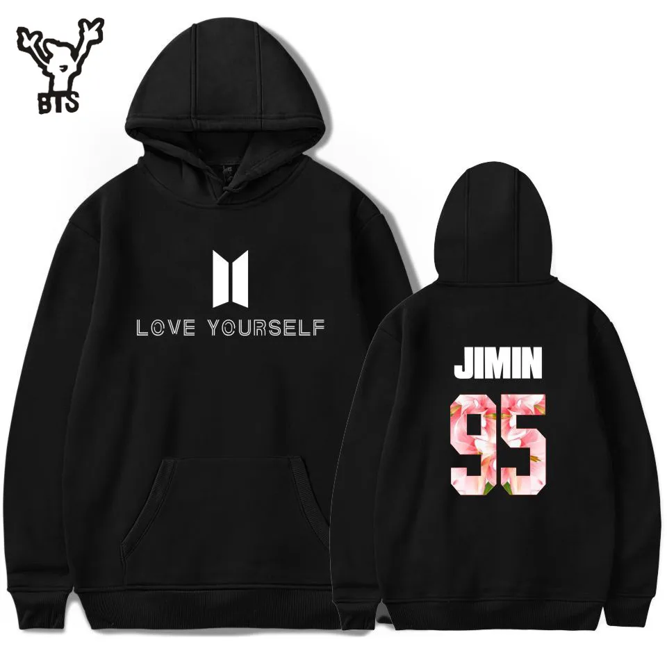 BTS Love Yourself Hoodies Sweatshirt Women/men Winter Bangtanboys Hip Hop Fashion Harajuku New ... BTS Love Yourself Hoodies Sweatshirt Women/men Winter Bangtanboys Hip Hop Fashion Harajuku New ...