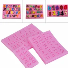 3 шт. номер 0-9 букв силикагель формы торт декоративные приборы DIY силиконовые формы для торта украшения инструменты украшения# SS