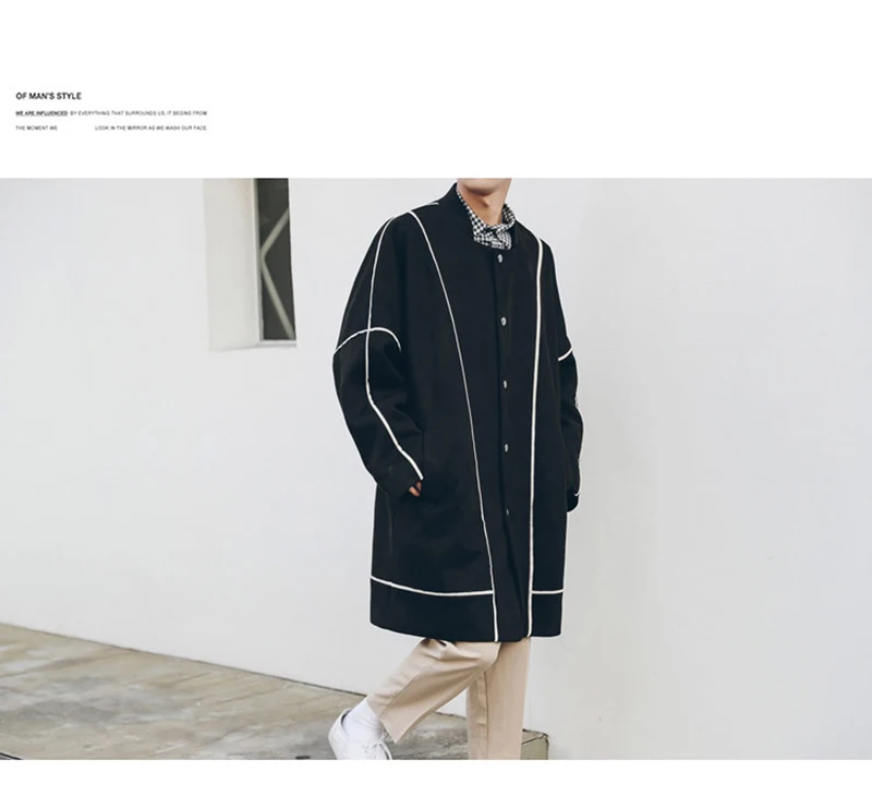 Warm Male Trench Coat Wool Liner Long Thick Fleece Jacket Men Fur Inside Parka Winter Jackets  (30)